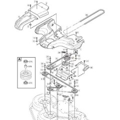ASSIEME PULEGGIA TITAN ORIGINALE STIGA - 1134-6911-01 | Newgardenstore.eu
