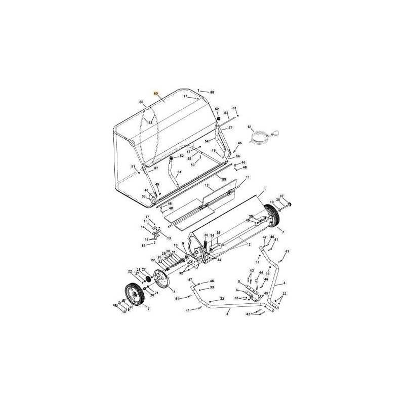 BOLSA DE TOLVA CONJUNTO ORIGINAL STIGA - 1319-2892-01