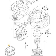CABEZAL DE EMPUJE/TRACCION 60V STIGA ORIGINAL STIGA - 381270011/0