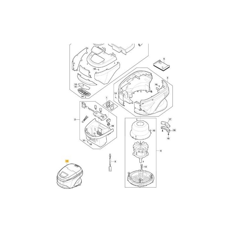TESTATA 60V STIGA SPINTA/TRAZIONE STIGA ORIGINALE - 381270011/0