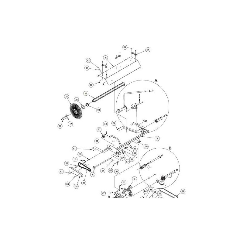 ORIGINAL STIGA BÜRSTENACHSE – 118890048/0