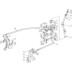 STEERING COLUMN TC HE 11/12 (RIC) ORIGINAL STIGA - 382543053/0