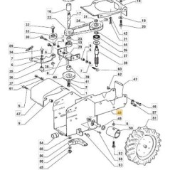 KIT CADRE JAUNE ORIGINAL STIGA - 118800503/0 | Newgardenstore.eu