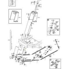 PIANTONE STERZO INFERIORE ORIGINALE STIGA - 1137-0120-02