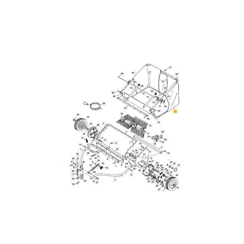 CANVASKORB FÜR ORIGINAL STIGA RASENBESEN – 1319-2671-01