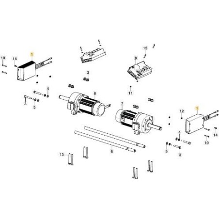 RÉSISTANCE ORIGINALE STIGA 400W GYRO 900 - 118361077/0 | Newgardenstore.eu