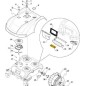 AUTOCLIP-GEHÄUSEBAUGRUPPE 550 SG ORIGINAL STIGA - 112600348/0