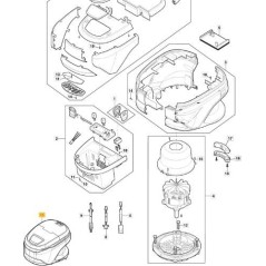 POWERHEAD 60V STIGA ELECTRIC TRACTION ORIGINAL STIGA - 381270012/1 | Newgardenstore.eu