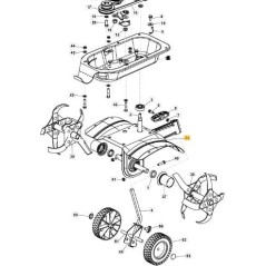 CARTER INGRANAGGIO GIALLO ORIGINALE STIGA - 1483-2037-01