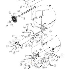 TELAIO ORIGINALE STIGA - 118890053/0 | Newgardenstore.eu