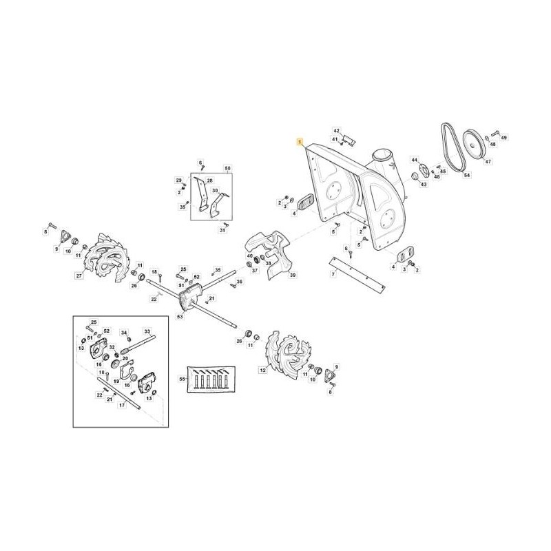 CARTER SINFÍN NEGRO - AS56P ORIGINAL STIGA - 118820232/1