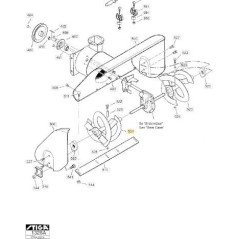 RIGHT DRILL (1074 P) ORIGINAL STIGA - 1812-1838-01 | Newgardenstore.eu