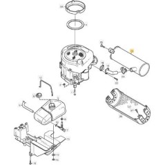 ORIGINAL STIGA SCHALLDÄMPFER – 1134-5378-01