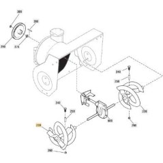 AUGER-RIGHT ORIGINAL STIGA - 1812-2464-01 | Newgardenstore.eu