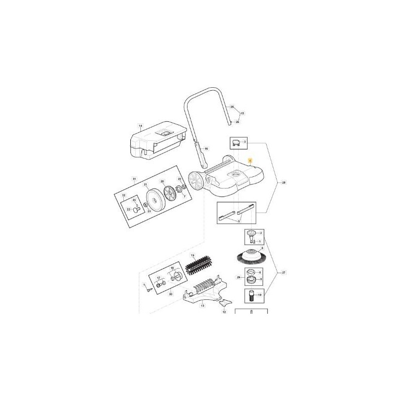 CADRE ORIGINAL STIGA SWP 475 - 118820836/0