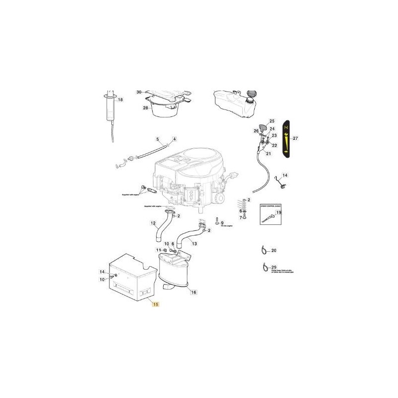 MOTORE VIP 3434 DUPLEX ORIGINALE STIGA - 8332000