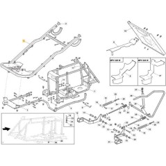 TELAIO ESTERNO VRN GRIGIO ORIGINALE STIGA - 118830719/0