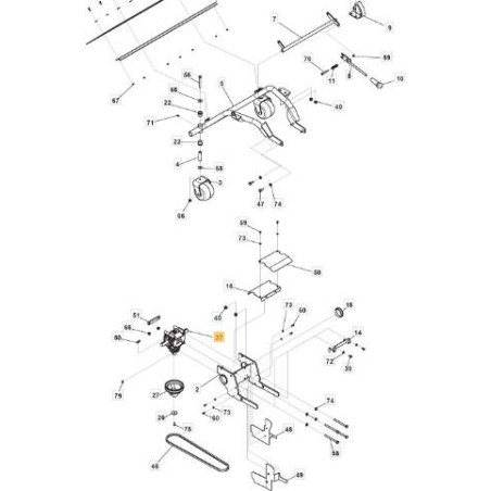 SCATOLA INGRANAGGI ORIGINALE STIGA - 1319-1856-01 | Newgardenstore.eu