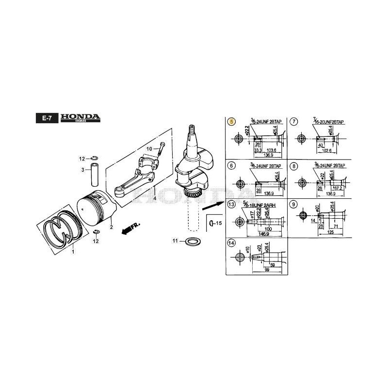 ORIGINAL STIGA KURBELWELLE – 118551801/0