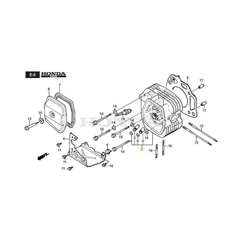 ORIGINAL STIGA CYLINDER HEAD - 118551730/0