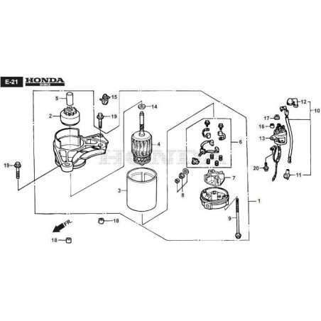 ORIGINAL STIGA ANLASSERMOTOR – 118551701/0 | Newgardenstore.eu