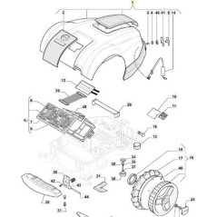 GRUPPO CALOTTA AUTOCLIP M3 ORIGINALE STIGA - 112600362/0 | Newgardenstore.eu