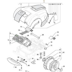ENSEMBLE DE CAPUCHON AUTOCLIP ORIGINAL STIGA M5 - 112600374/0