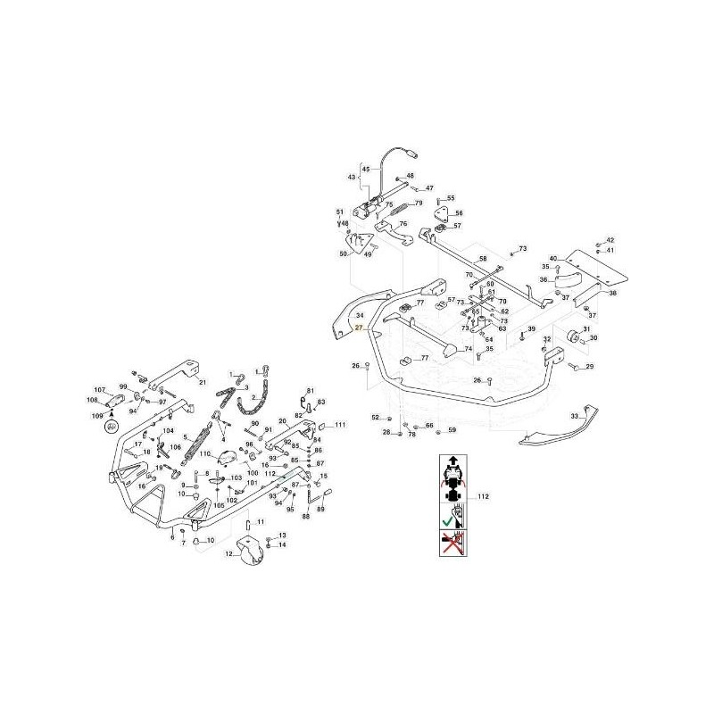 PROTECTION TUBE PLAT 110 ASTR. GRIS. ORIGINAL STIGA - 387869253/0