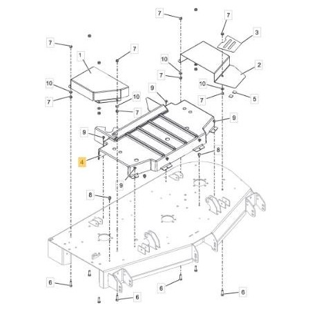 PROTEZIONE CINGHIA CENTRALE ORIGINALE STIGA - 118830891/0 | Newgardenstore.eu