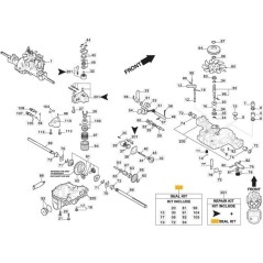 KIT DE SELLOS ORIGINALES STIGA - 1139-2746-01