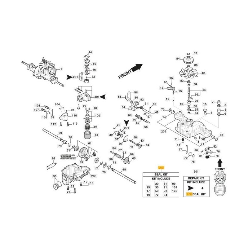ORIGINAL STIGA DICHTUNGSSATZ – 1139-2746-01