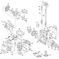 ORIGINAL STIGA PUMP + ELECTRIC MOTOR ASSEMBLY - 118820978/0