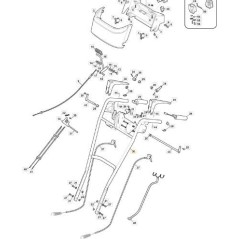 SnTh HANDLE ORIGINAL STIGA VNGR WHEELS - 383000001/0 | Newgardenstore.eu