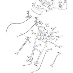 SnTh TRACK HANDLE VNGR GRAY ORIGINAL STIGA - 383000003/0 | Newgardenstore.eu