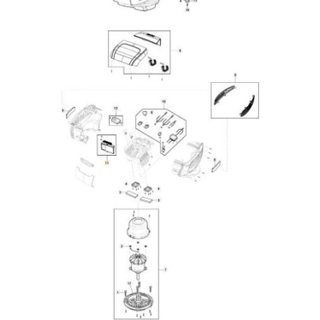 PH 900 ORIGINAL STIGA MOTEUR PCB - 118811291/0 | Newgardenstore.eu
