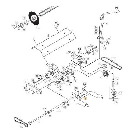 ORIGINAL STIGA SUPPORT FRAME - 118890298/0 | Newgardenstore.eu