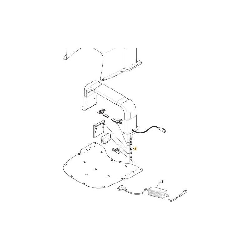 BASE COMPLÈTE ORIGINALE STIGA - 112600318/0