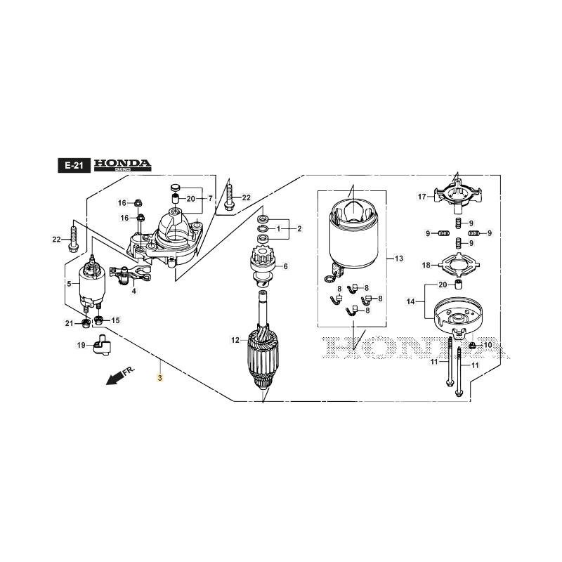 ORIGINAL STIGA ANLASSERMOTOR – 118551700/0