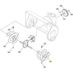 COCLEA-SX ORIGINALE STIGA - 1812-2423-01