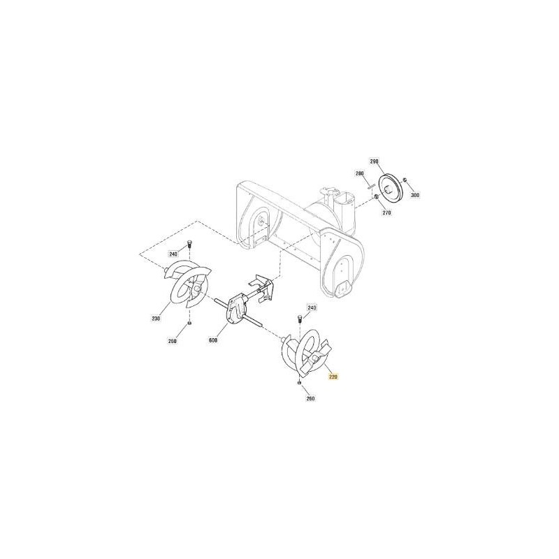 ORIGINAL STIGA AUGER-SX - 1812-2423-01