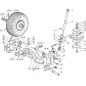 FRONT ROCKER ROCKER IN CAST IRON TCHE (ORIGINAL STIGA - 382034031/0