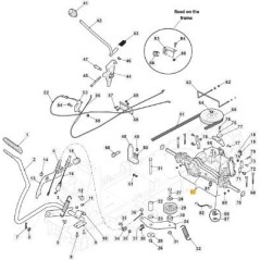 UNVERGLEICHLICHES GETRIEBE MST 204-581B S/T ORIGINAL STIGA - 118400981/1