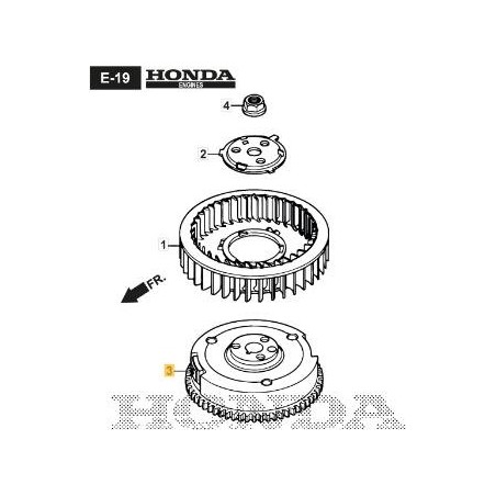 VOLANTE MAGNETO ORIGINAL STIGA - 118552175/0 | Newgardenstore.eu