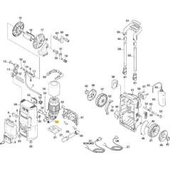 ASSIEME POMPA + MOTORE ELETTRICO ORIGINALE STIGA - 118821073/0 | Newgardenstore.eu
