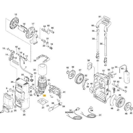 CONJUNTO BOMBA STIGA ORIGINAL + MOTOR ELÉCTRICO - 118821073/0 | Newgardenstore.eu