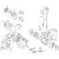 POMPE STIGA ORIGINALE + ENSEMBLE MOTEUR ÉLECTRIQUE - 118821073/0