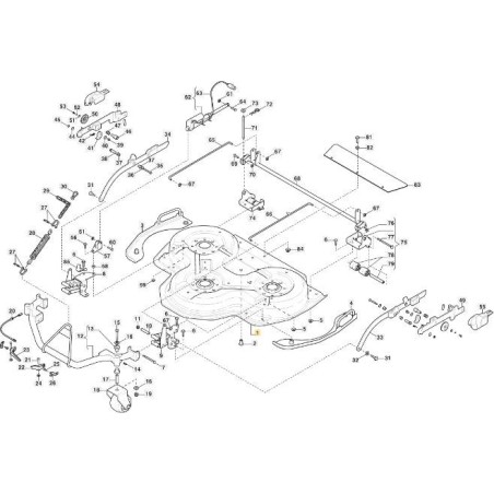 CUTTING DECK FM 100 GREEN 6005 ORIGINAL STIGA - 387561523/0 | Newgardenstore.eu