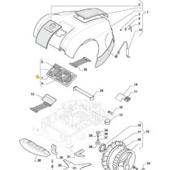 SCHEDA MADRE AC 225S (L30 Brushless) ORIGINALE STIGA - 112600144/1 | Newgardenstore.eu