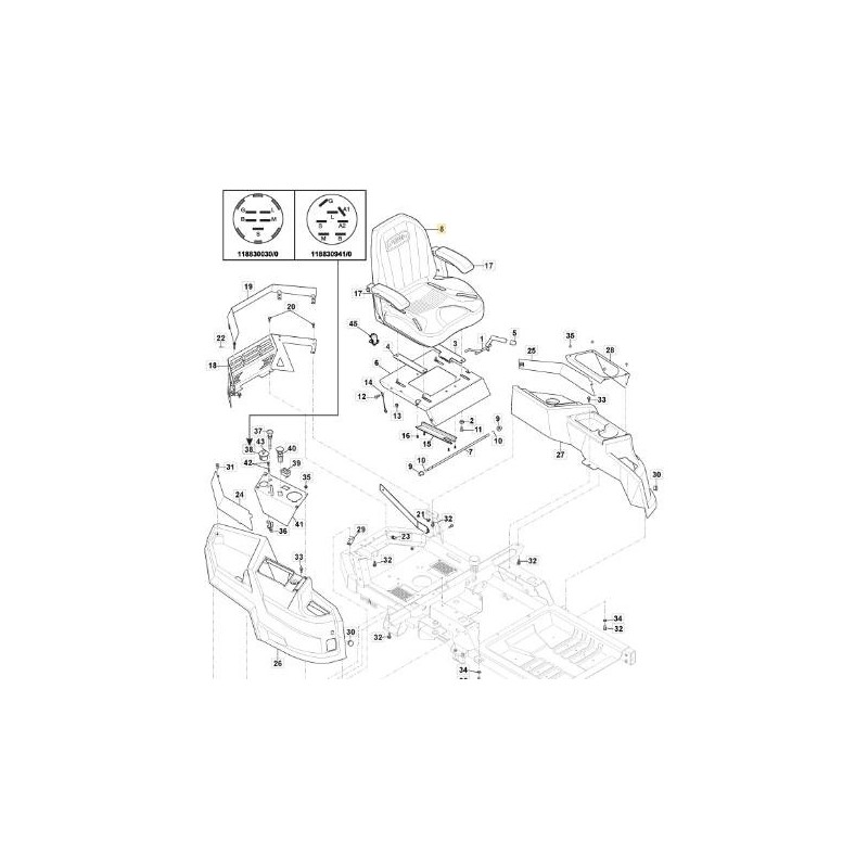 ASIENTO STIGA ORIGINAL - 118830284/0