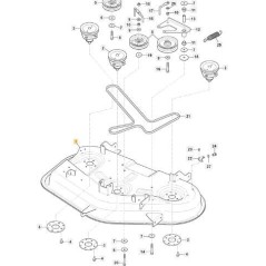 ORIGINAL STIGA 42-Zoll-MÄHDECK – 118830200/0 | Newgardenstore.eu